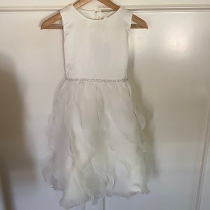 Girls special occasion dress with shoes